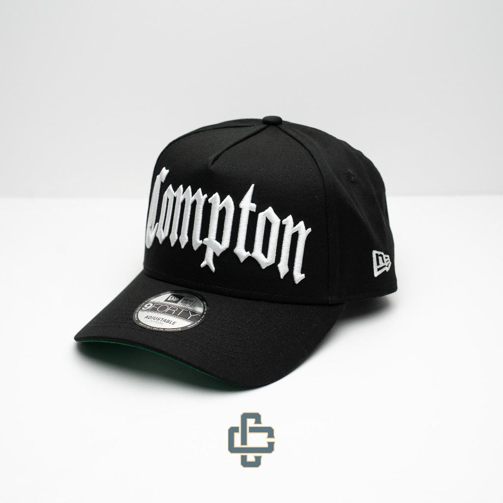 TOPI NEW ERA ORIGINAL 940 A FRAME COMPTON BLACK WHITE