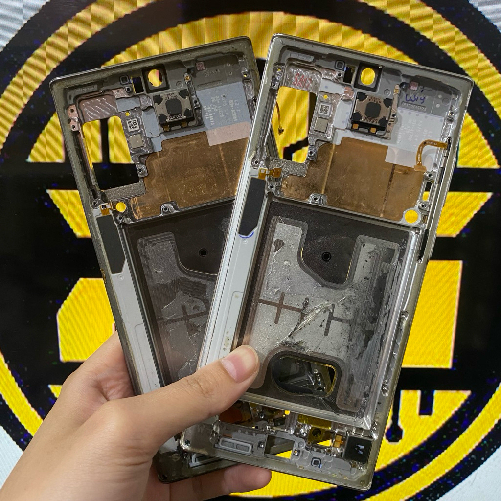 FRAME BEZEL TULANGAN LCD SAMSUNG NOTE 10 PLUS NOTE 10+ N975 ORIGINAL COPOTAN