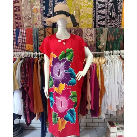 anomancollection Daster lukis jumbo | Kaftan lukis khas bali | Daster lowo bali | daster ibu hamil