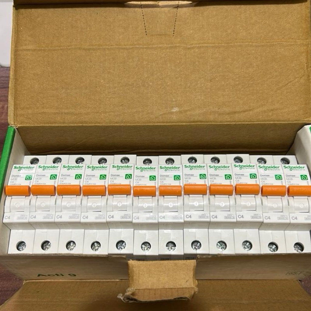 MCB Domae Schneider 1P 2A 4A ORIGINAL ASLI