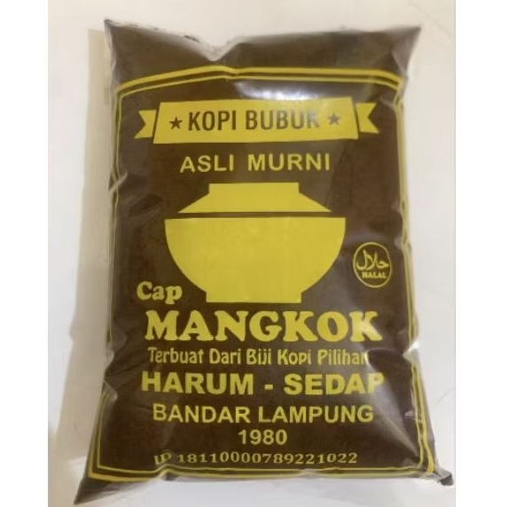 Kopi Cap Mangkok 250 gram terbuat dari biji Kopi Arabika Pilihan asli dari bumi Lampung