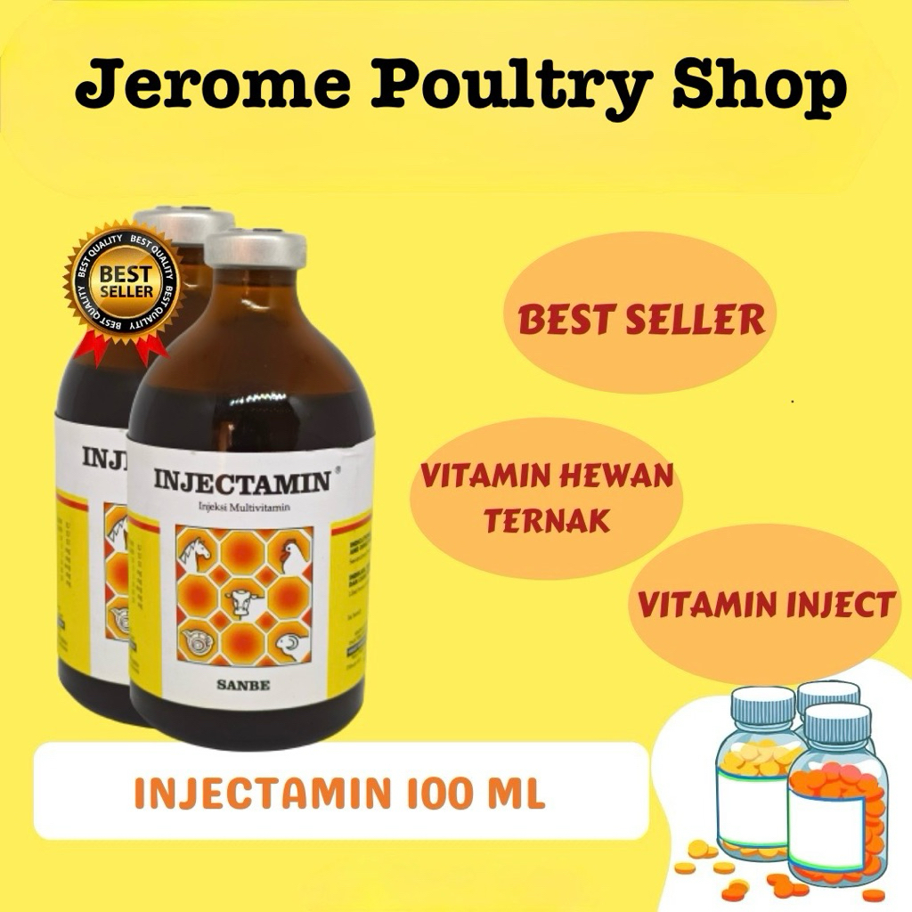 INJECTAMIN 100 ML VITAMIN HEWAN
