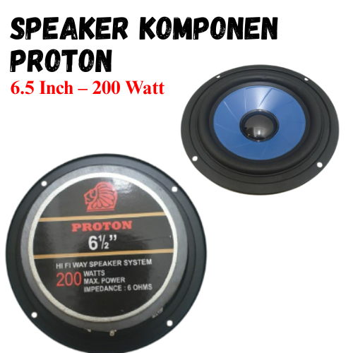 Speaker Komponen PROTON 6.5 Inch – 200 Watt