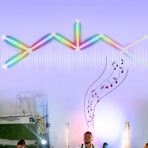 Lampu RGB Bar Ambient Light TV Nano RGB Lines Smart Lampu aurora Lampu kamar LED Gaming Pintar AMG