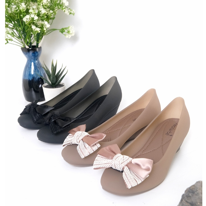 NEW-Neofarbe Jessica 12 Wedges Shoes Jelly