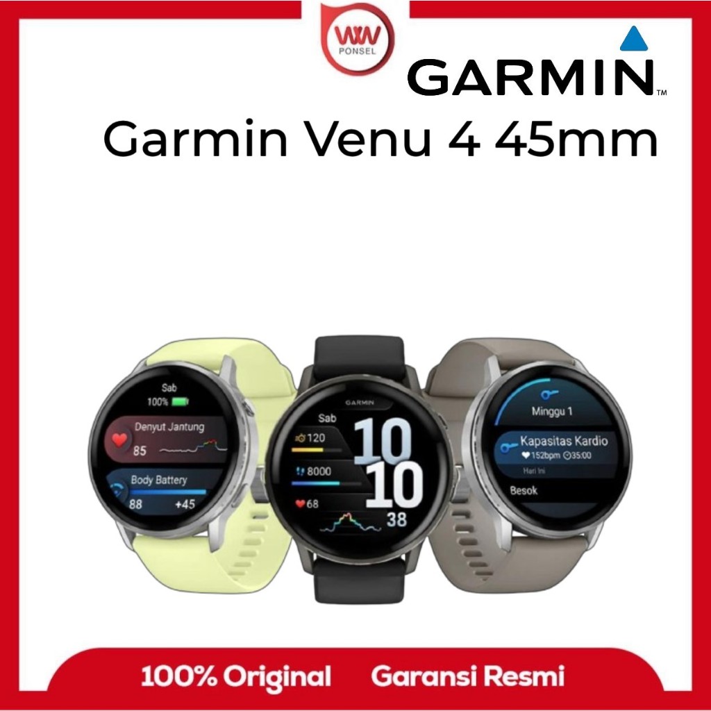 Garmin Watch Venu 4 45mm Garansi Resmi