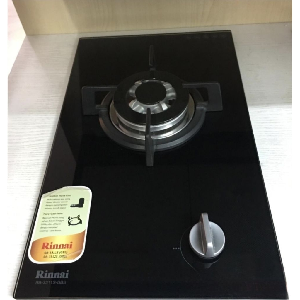 Kompor Gas Tanam Rinnai RB-3311S(GBS) / Kompor Tanam Rinnai / 1 Tungku