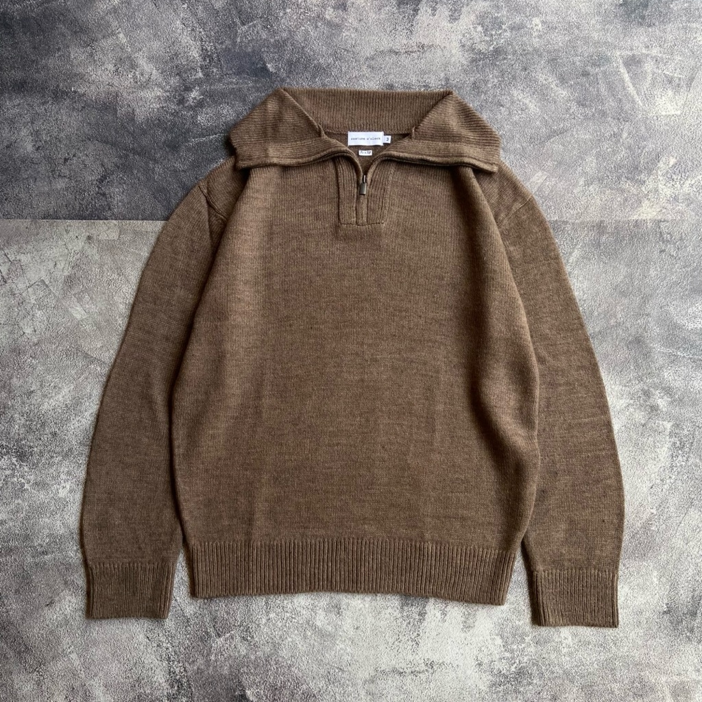 Halfzip Knit Custome O'Clock