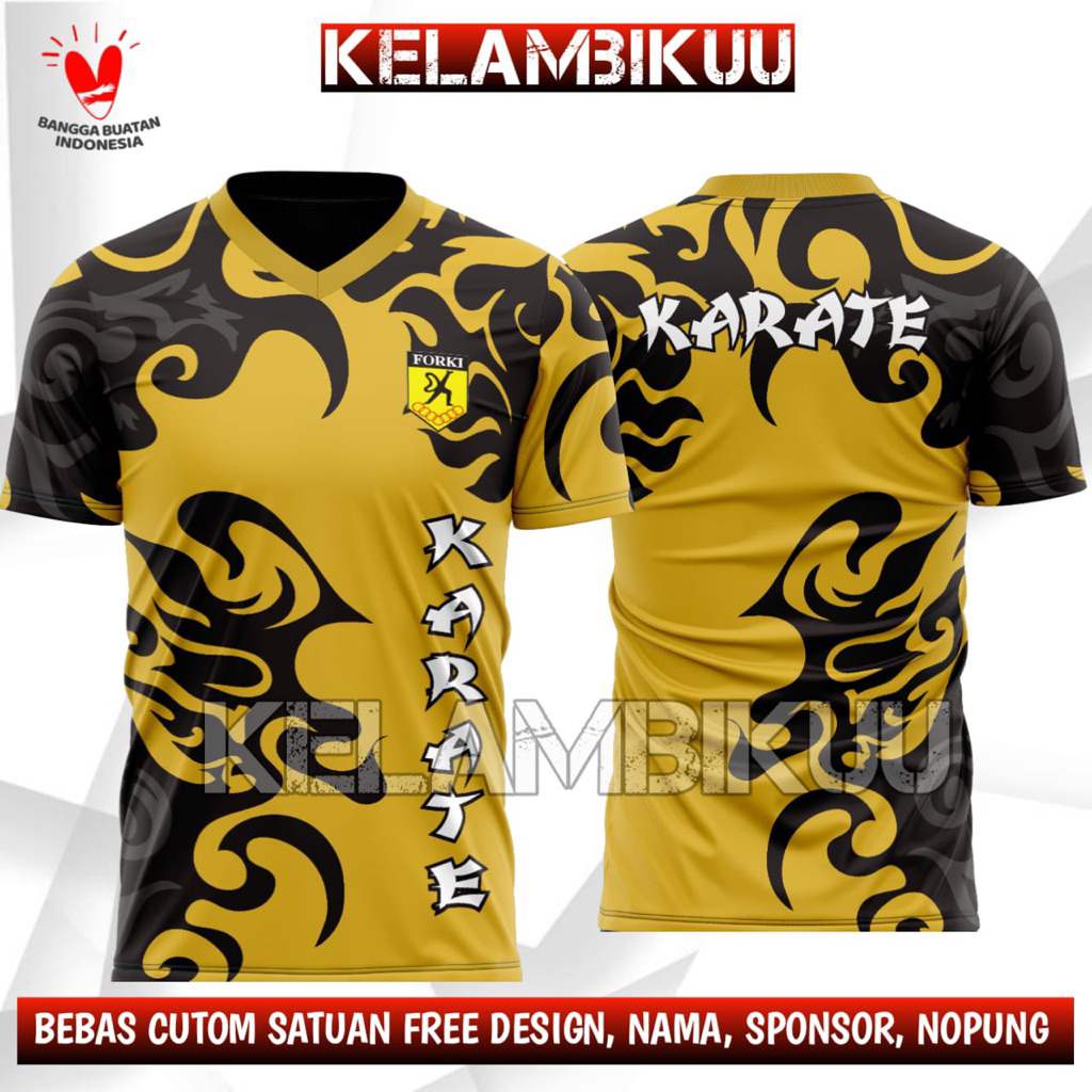 kaos jersey karate printing/baju kaos bela diri karate murah/kaos jersey karate custom