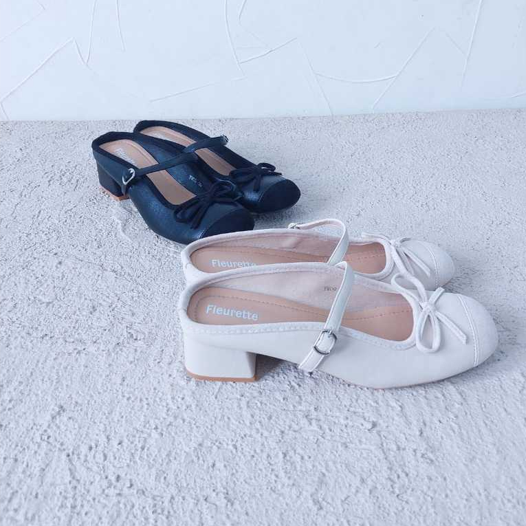 Fleurette | Sepatu Wanita heels Hak Tahu | VIQC