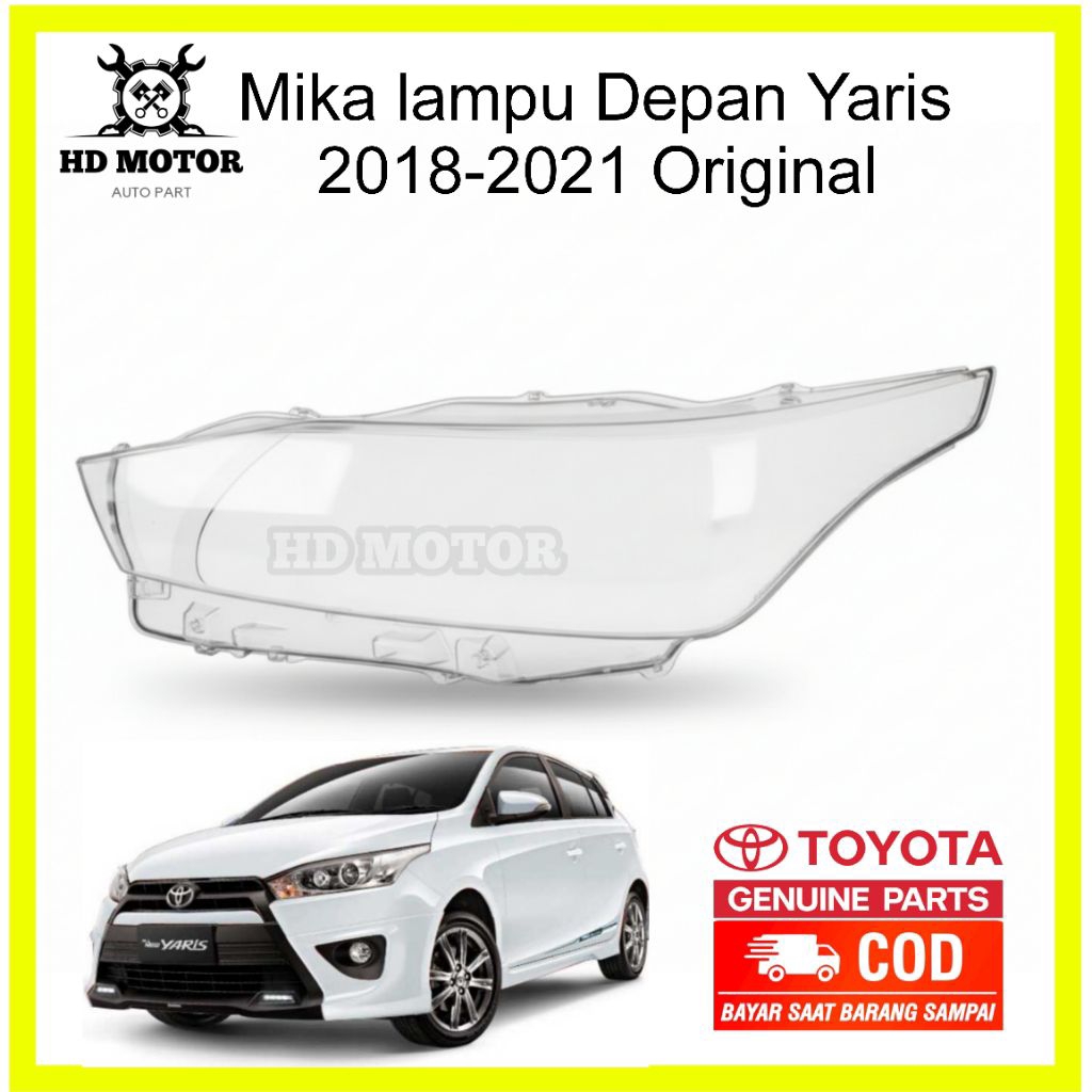 mika headlamp lampu depan toyota yaris 2018 2019 2020 2021 original kanan atau kiri