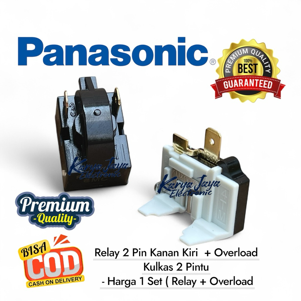 Relay Ptc Overload Kulkas Panasonic 2 pintu