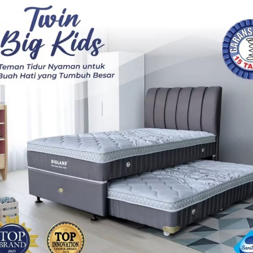 Kasur/Springbed/Matras/Kasur Anak/Kasur 2in1/Kasur Sorong/Ranjang/ Bigland Springbed Big Twin Kids/I