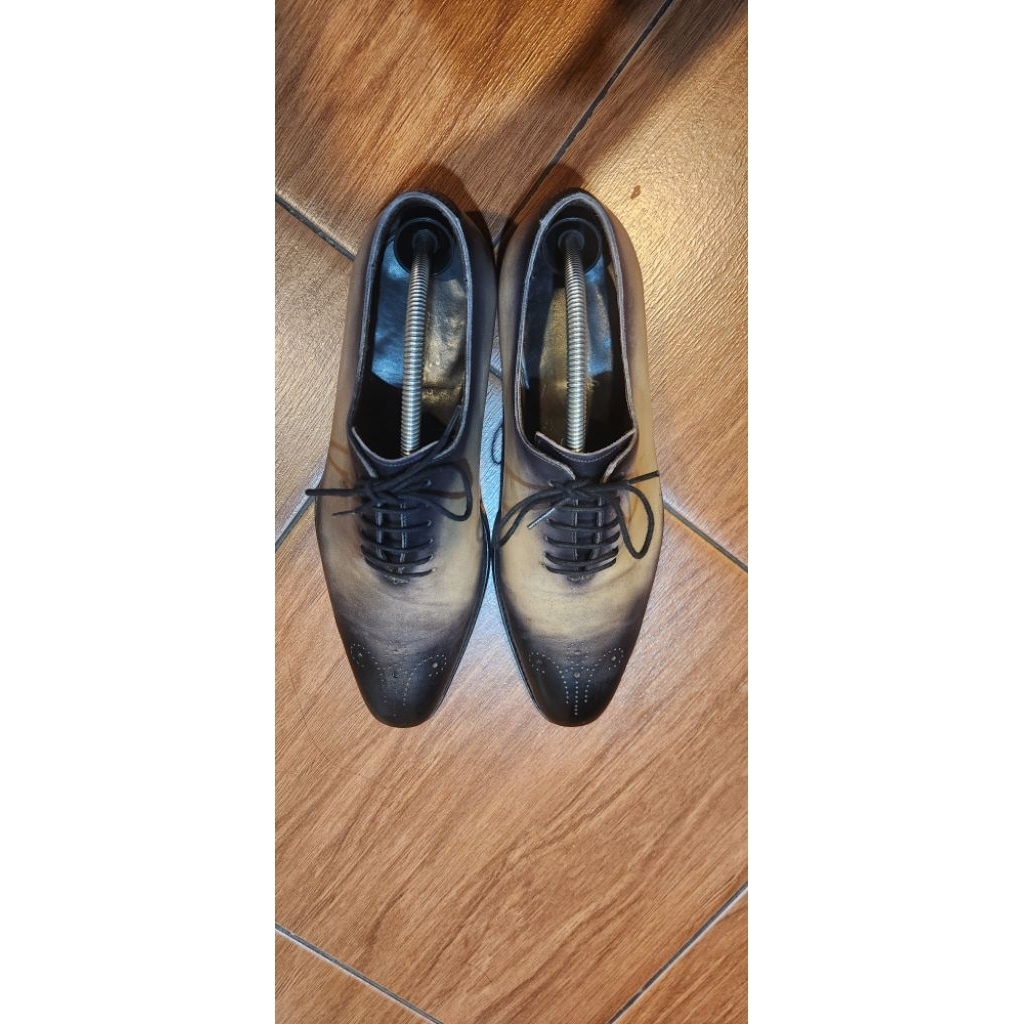 Andres Sendra Spain goodyear welted patina oxford shoes (not carmina meermin loake church's alden cr