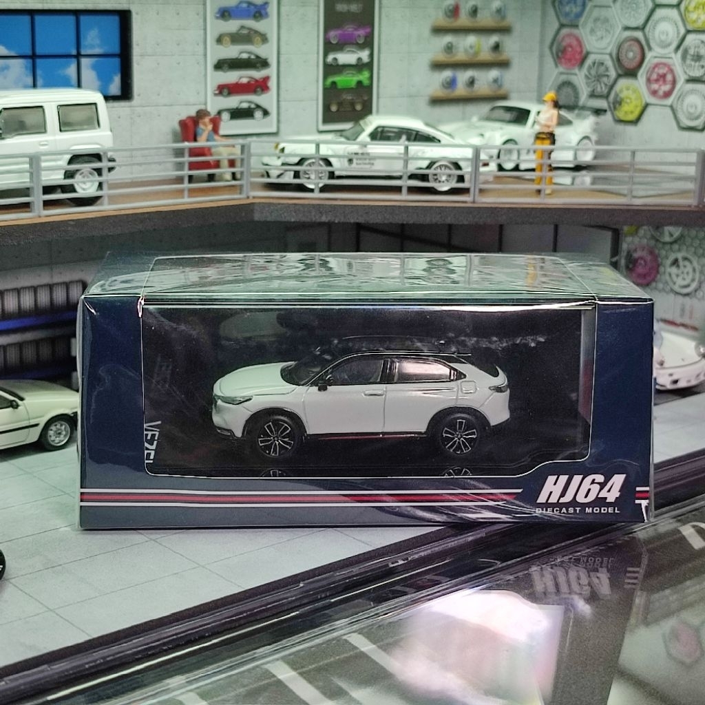 Hobby Japan 1/64 Honda HRV VEZEL e:Hev Putih White Diecast