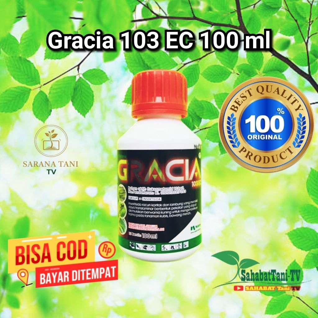 GRACIA insektisida 100 ml - Efektif Mengendalikan Ulat Kubis