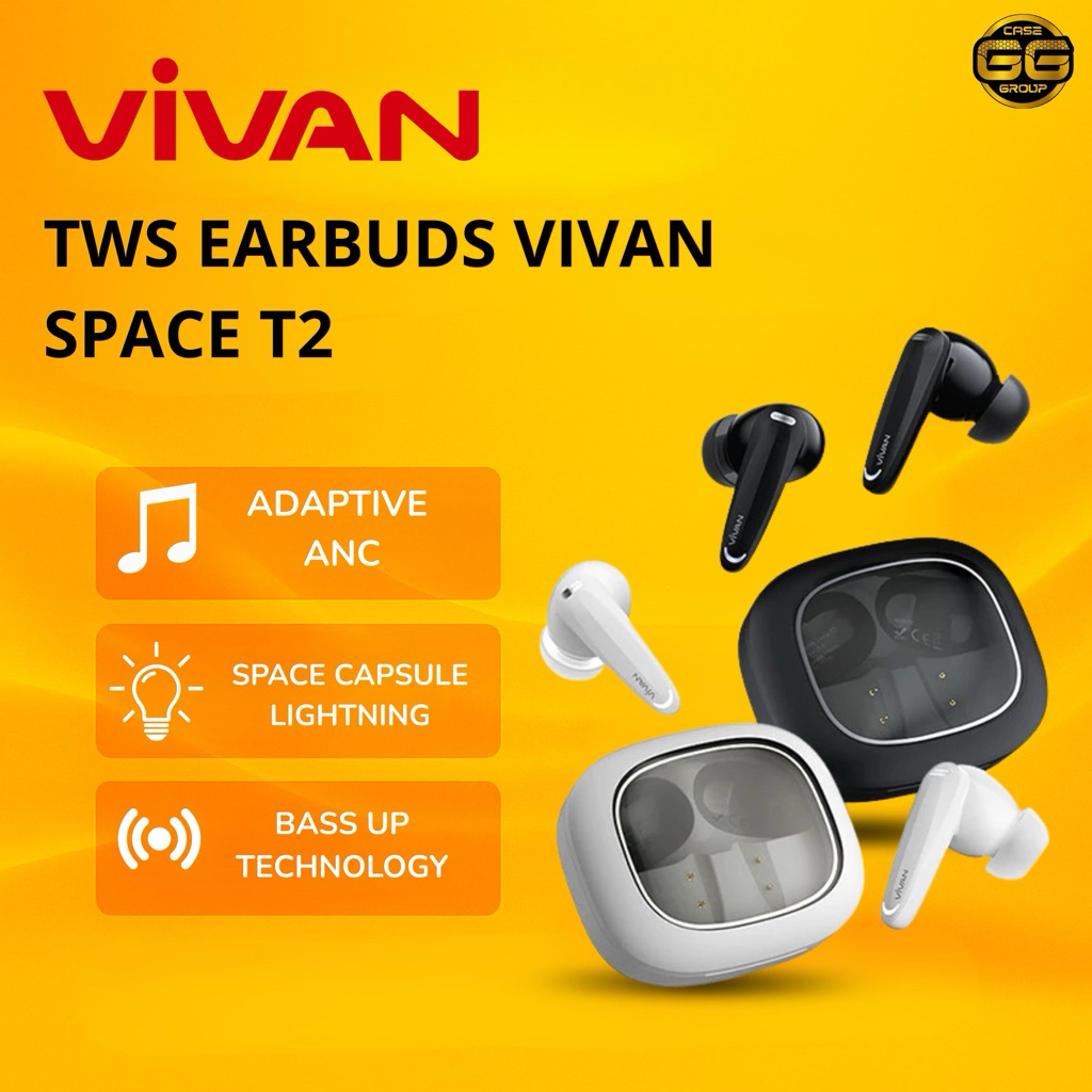 TWS EARBUDS BLUETOOTH VIVAN SPACE T2