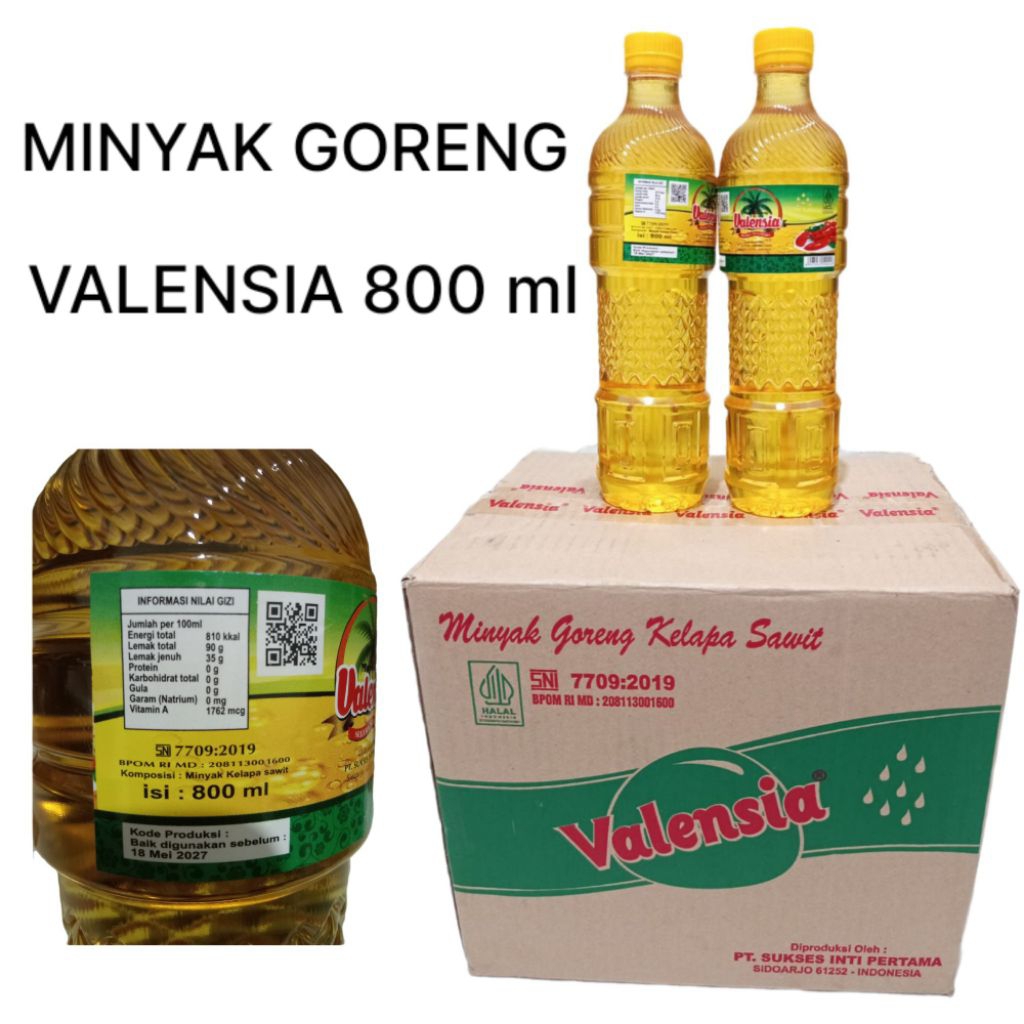 Minyak Goreng Valensia 2 botol 800ml
