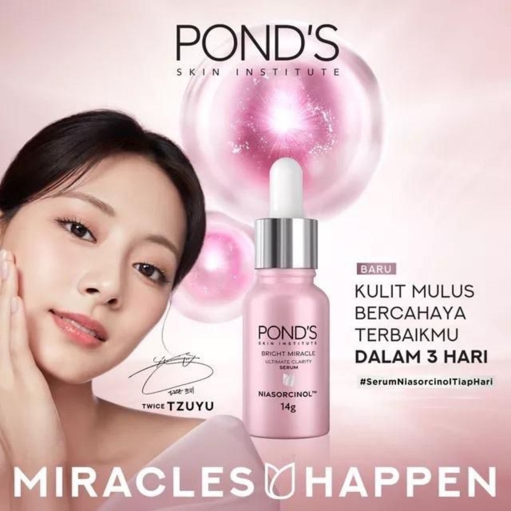 serum ponds bright miracle ultimate clarity serum niasorcinol 14g serum ponds