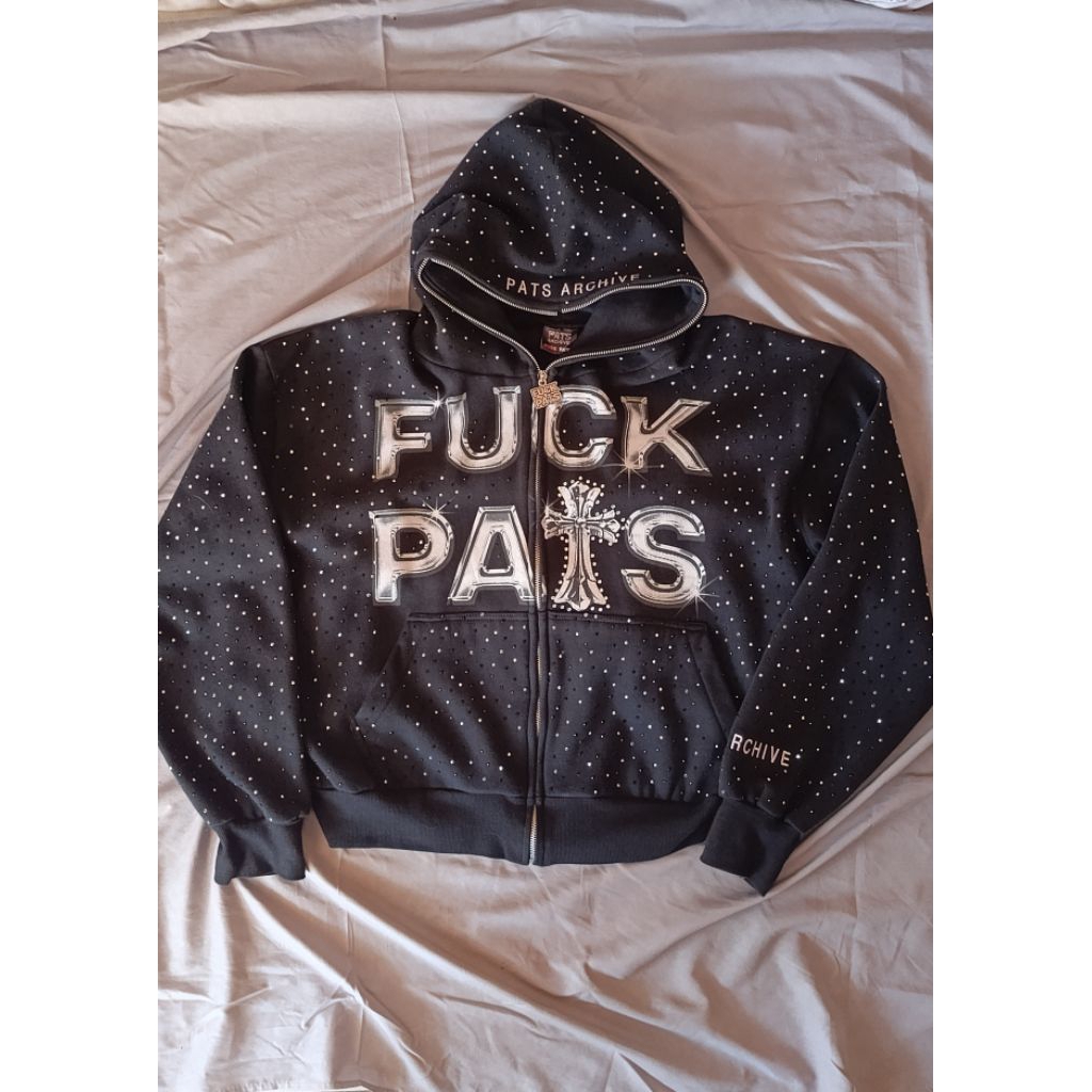 Hoodie Zipper Fuck Pats V1