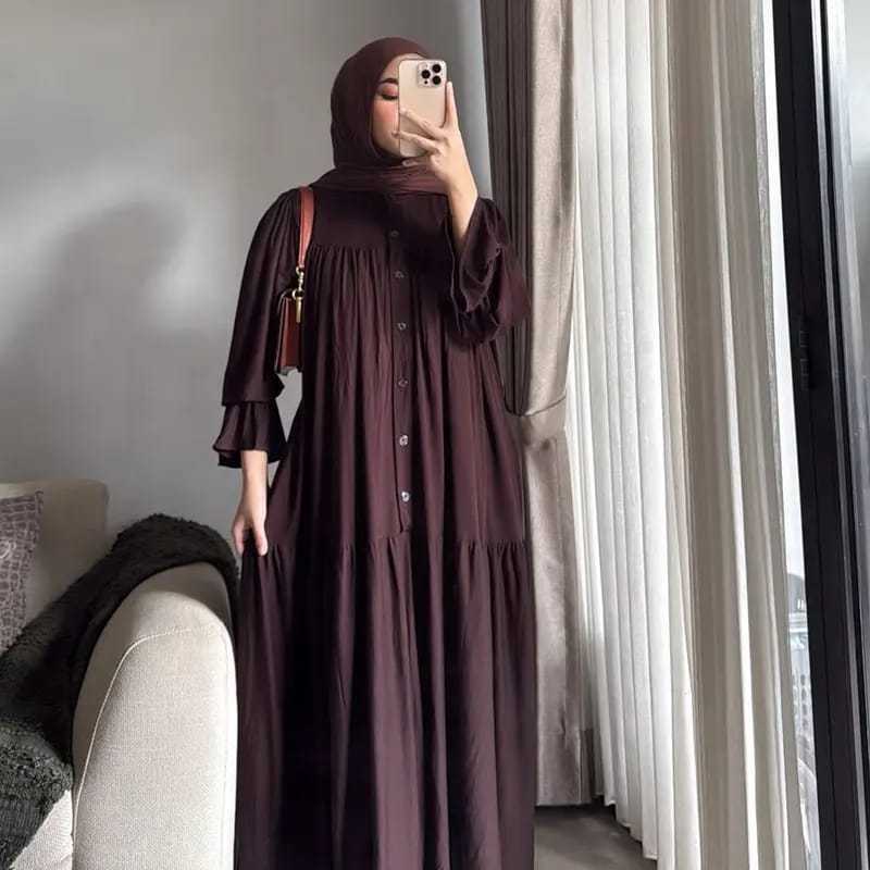 Nasha Midi Dress Zafira Set Series Rayon Premium