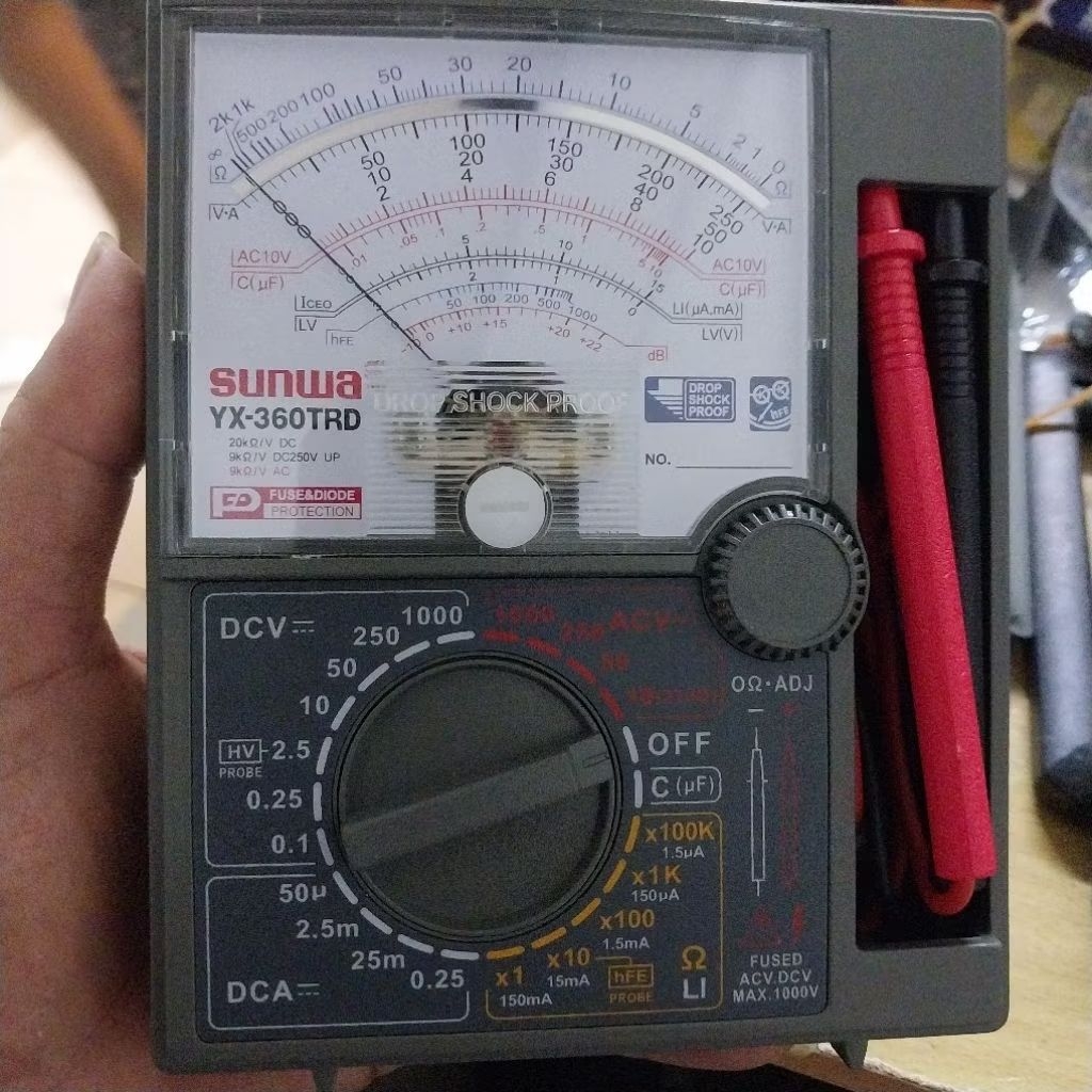 Multitester Multimeter Avometer Sunwa YX-360TRD Analog