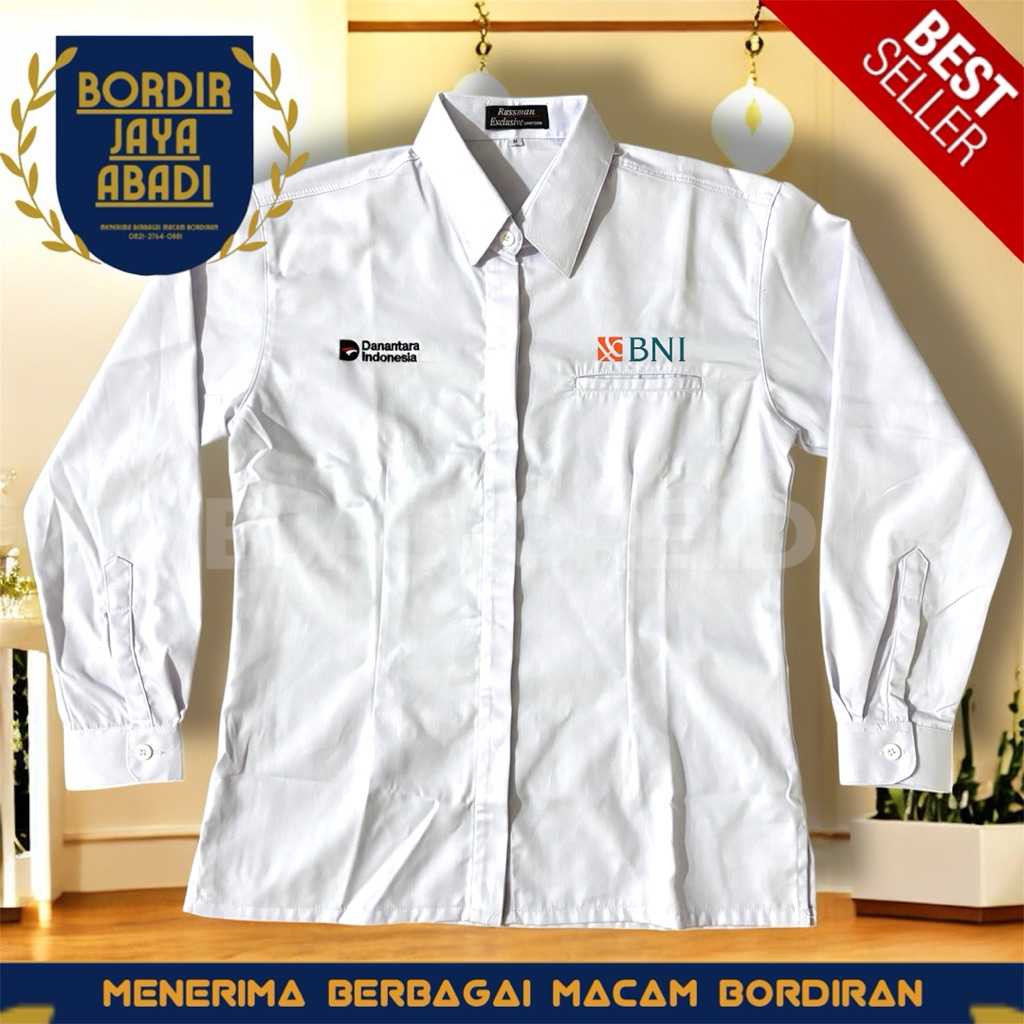Kemeja Bank BNI Perempuan Danantara Indonesia Terbaru