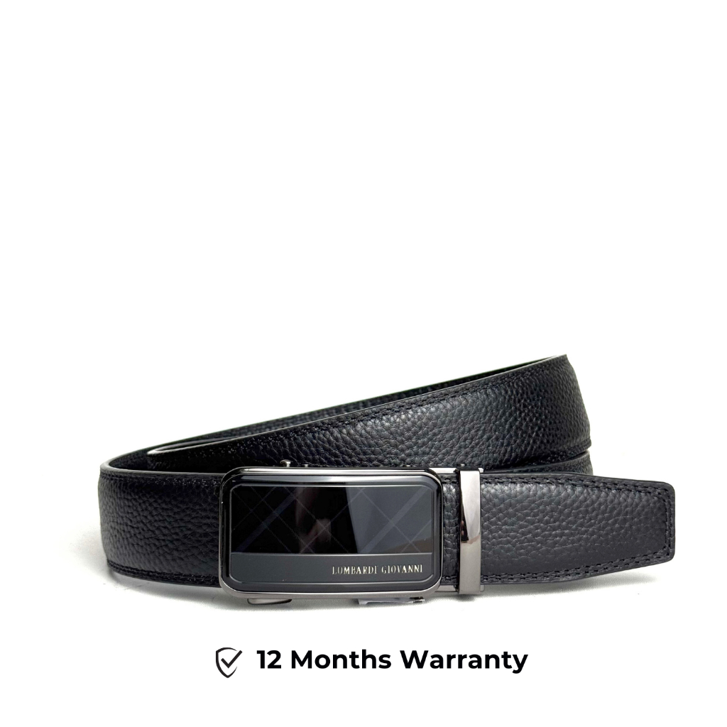 Lombardi Giovanni - Ikat Pinggang Kulit Pria - Automatic Belt Dalio - Belt Pria