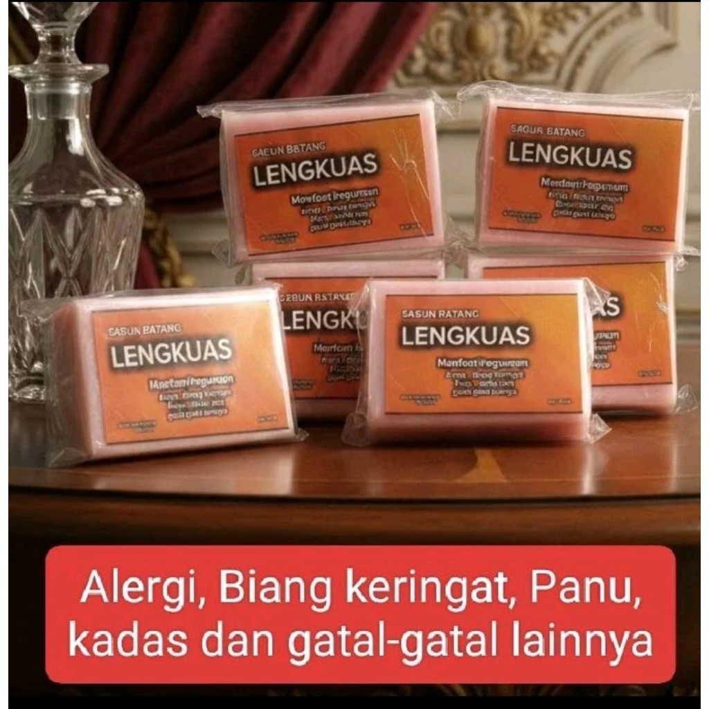 lengkuas sabun batang