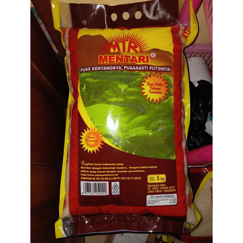 Beras Mentari 5 kg