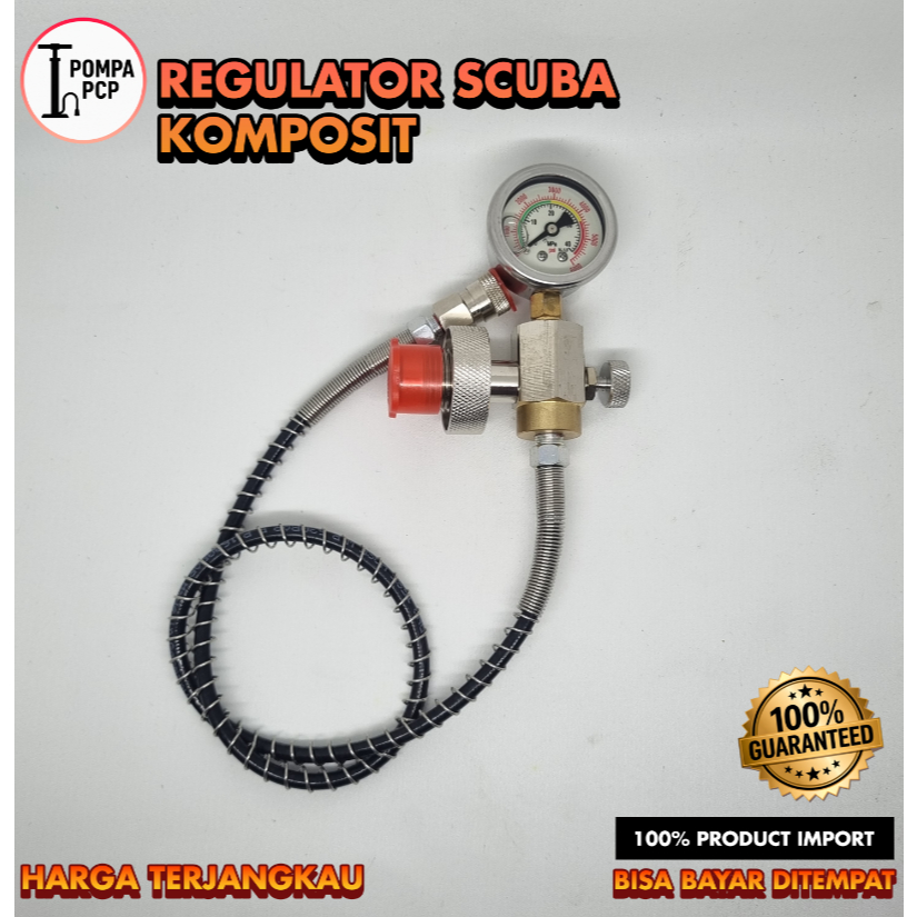 Regulator Scuba Komposit | Regulator Scuba | Regulator PCP | Regulator Pengisian Scuba