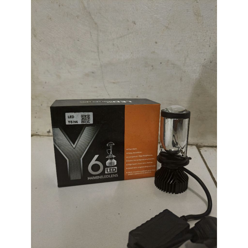 Lampu mini projie Y6 soket H4 terbaru