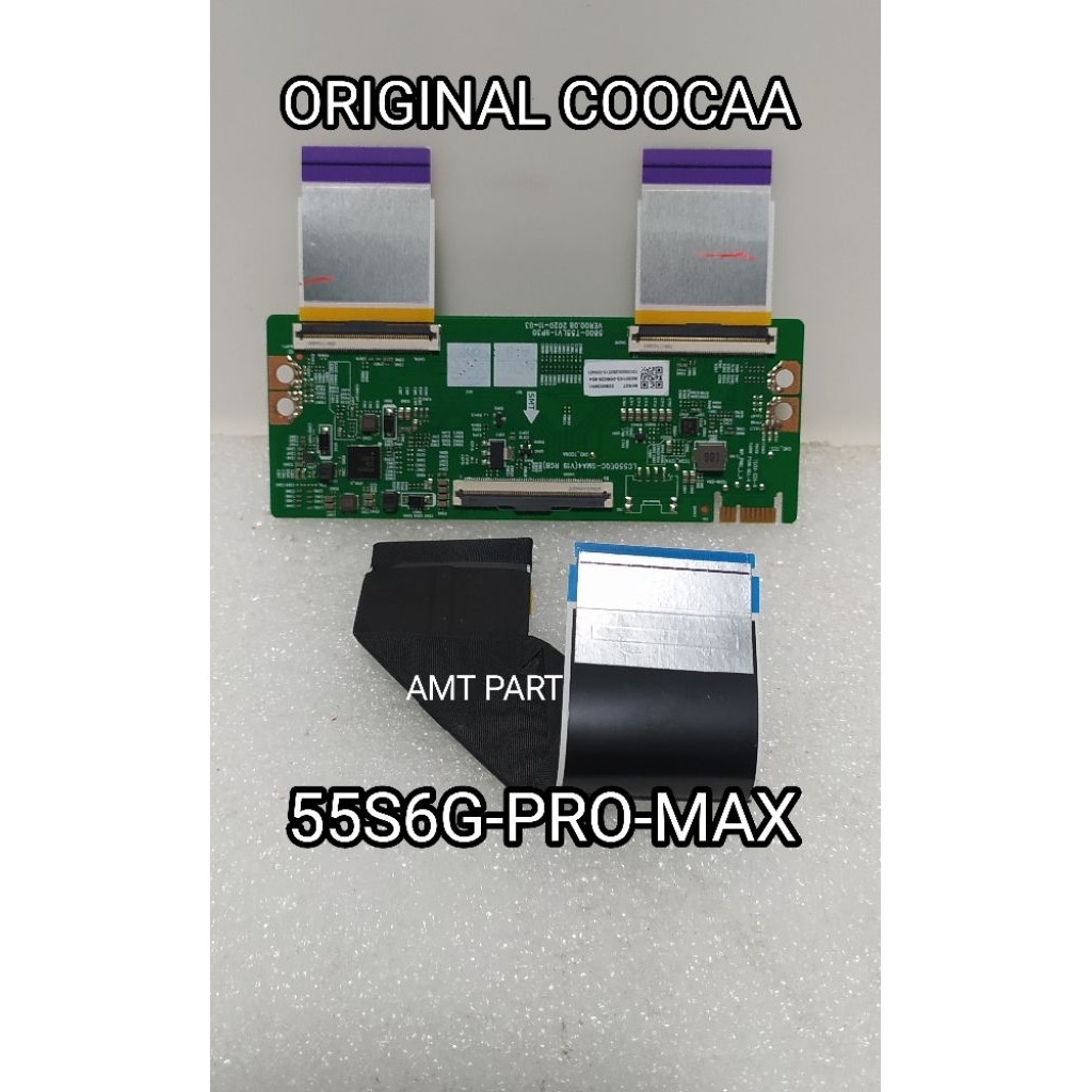 TCON.BOARD.LOGIC.TV.COOCAA.55S6G-PRO-MAX.ORI.CABUTAN