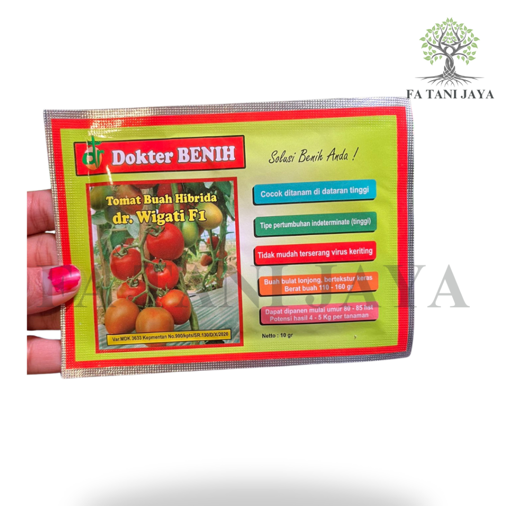bibit Dokter Benih tomat buah Hibrida dr wigati F1