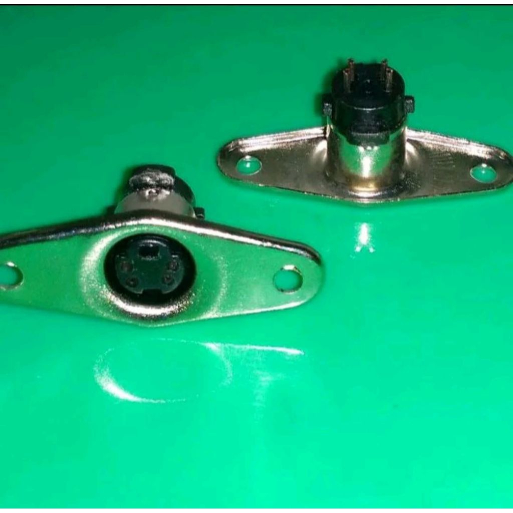 Mini Din 4 Pin Chasis Besi (Female) Use for:S-Video 'Taiwan Product