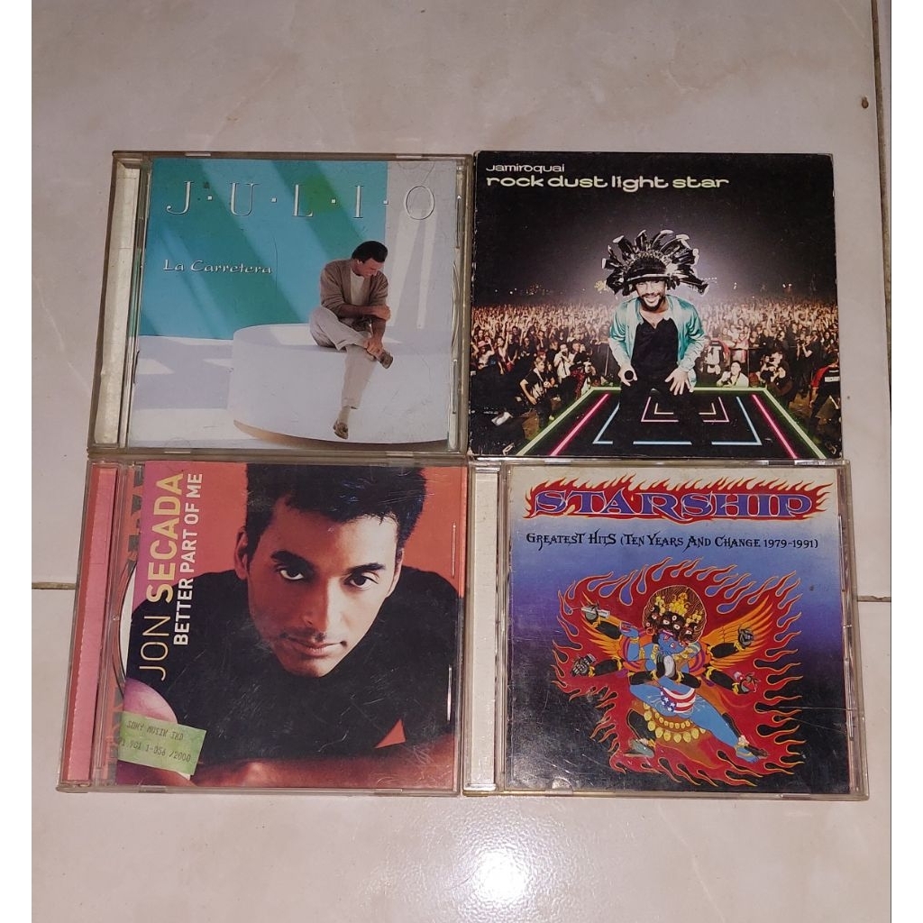 cd JULIO IGLESIAS-La Carretera (1) / JAMIROQUAI-Rock Dust Light Star / JON SECADA-Better Part Of Me 