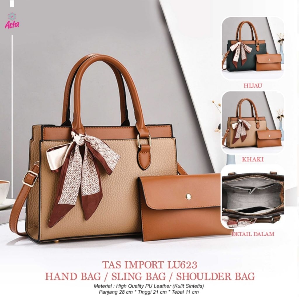 TAS IMPORT SLING BAG BY ASTA