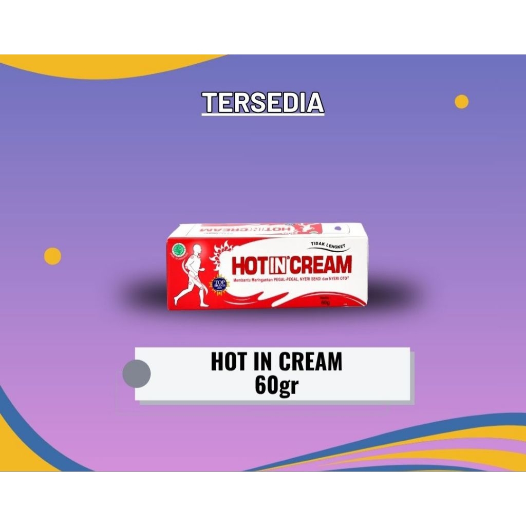 Hot in Cream tube 60 gram
