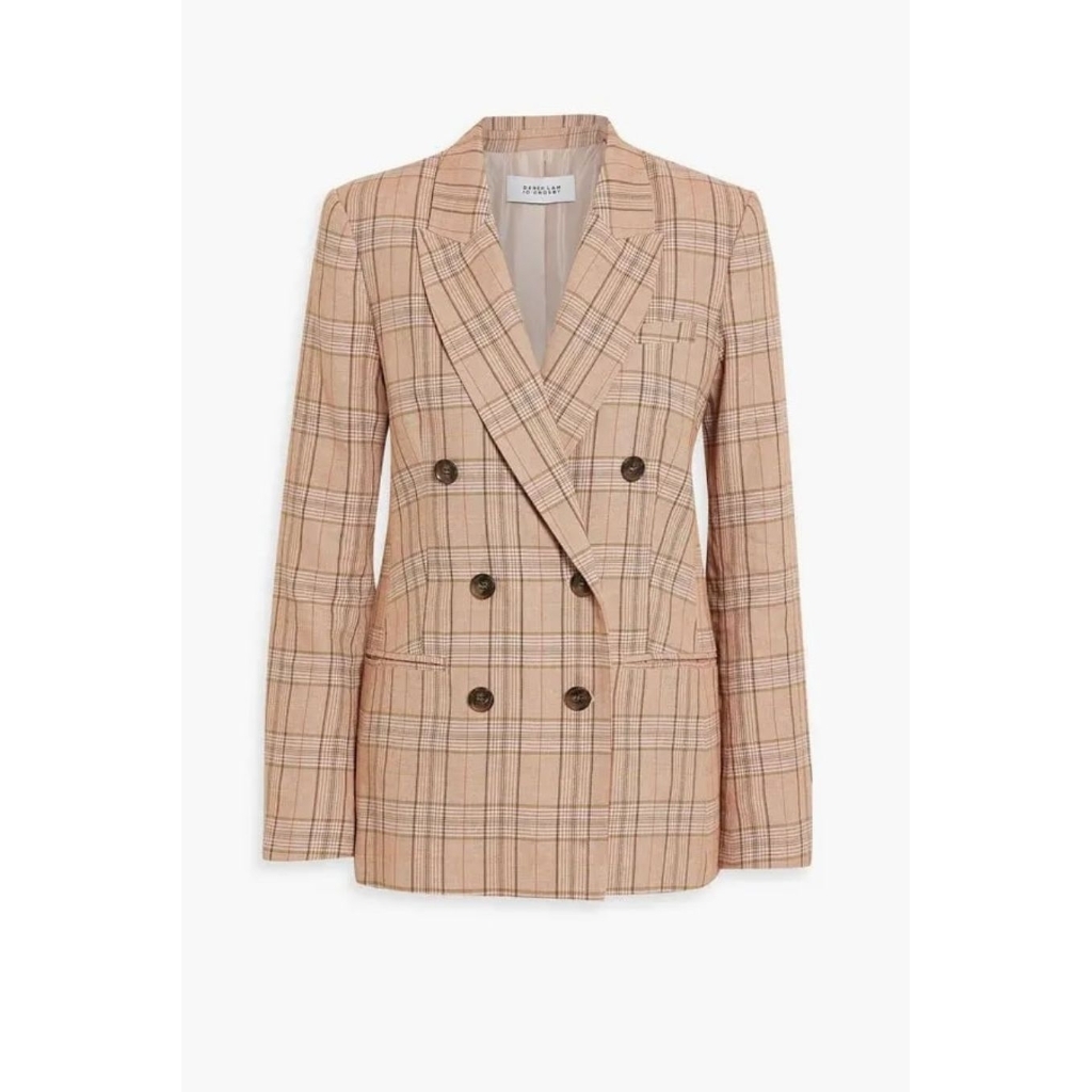 Pomelo tartan double breastes blazer (Blazer only)