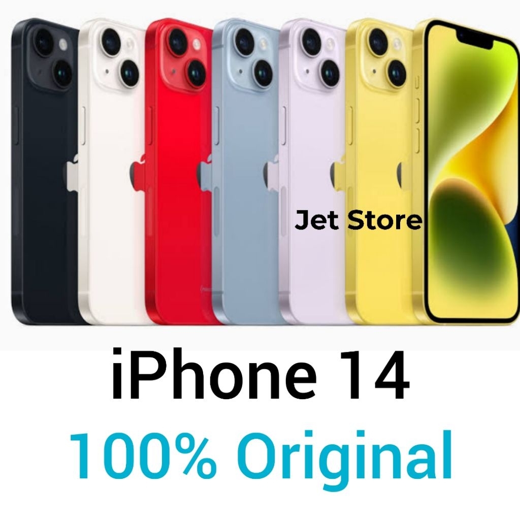 iPhone 14 5G 128GB 256GB 512GB Original Second / Seken / Bekas Mulus Likenew Inter BC