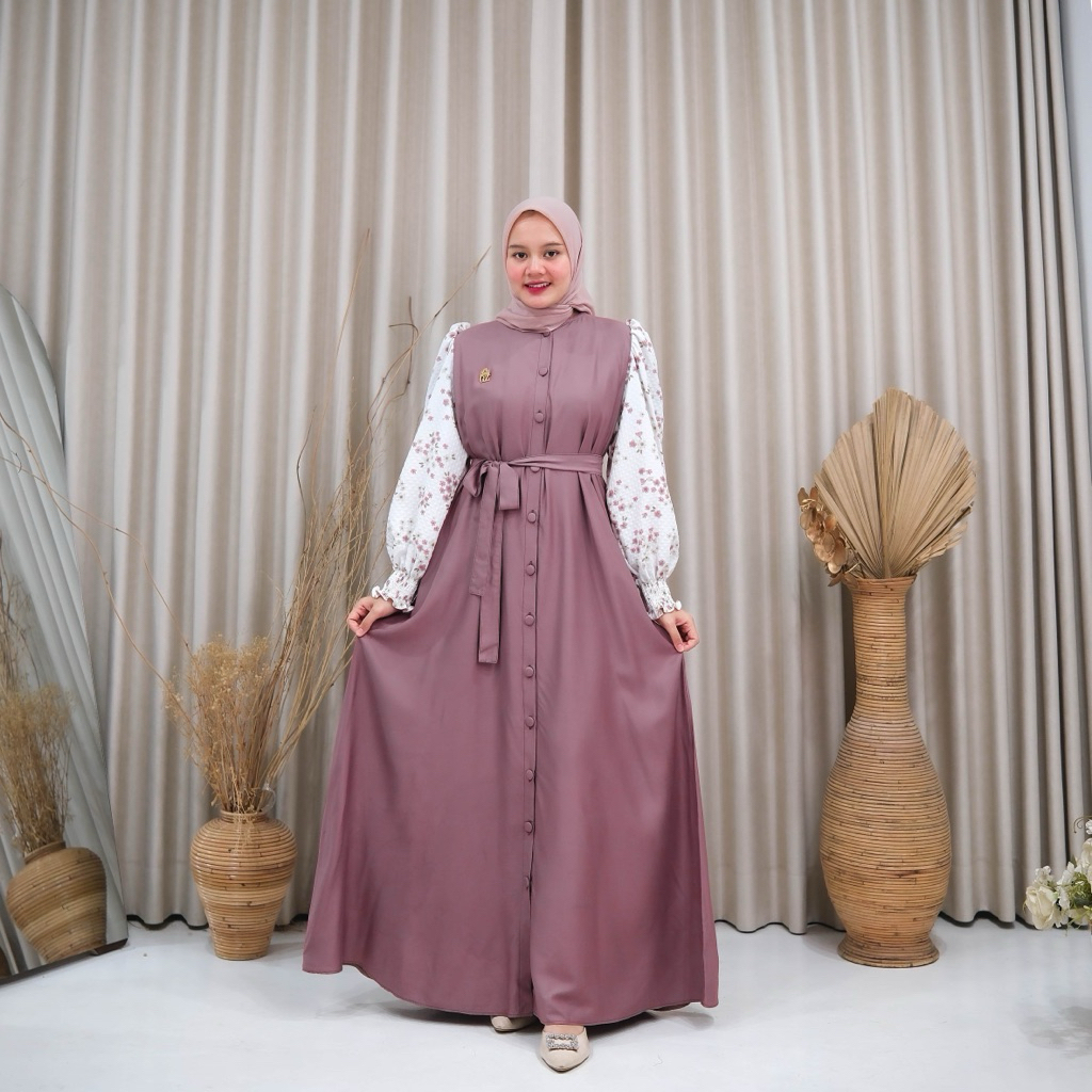 Gwenza - Rafaila Dress Motif - Muslim Wanita