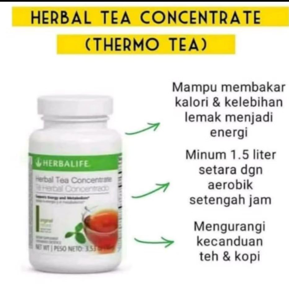 TEA HERBALIFE CONCENTRATE PEMBAKAR LEMAK PENURUN BERAT BADAN - TEH HERBALIFE
