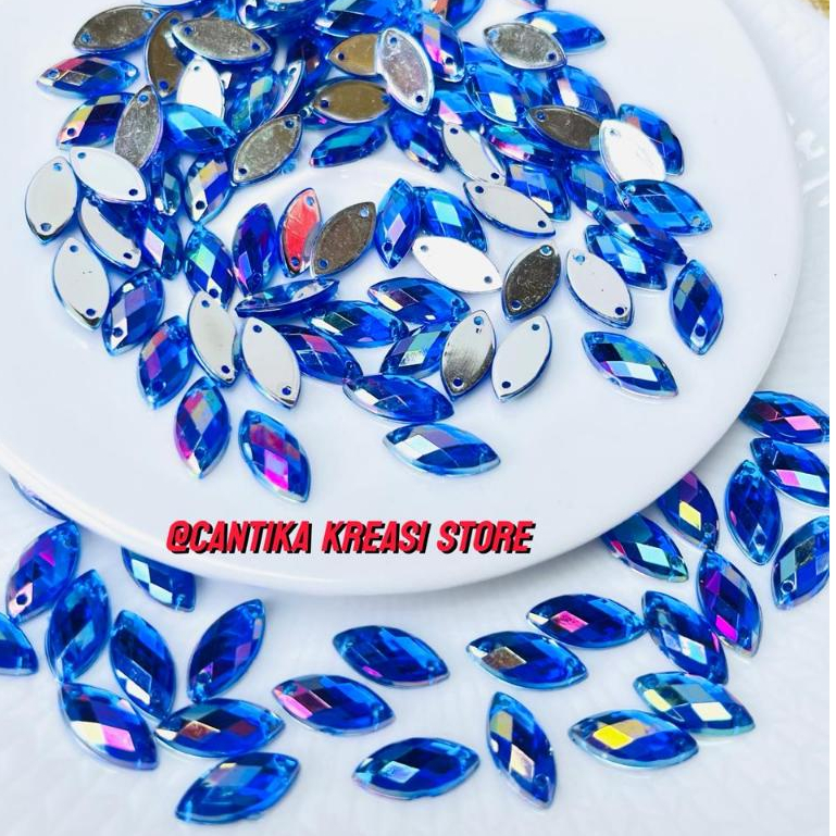 Payet Diamond Mata Jahit Uk 5x10 Grade A Perlusin Lubang Tembus