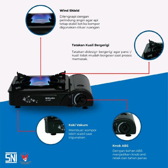 Kompor Portable Miyako CC-200