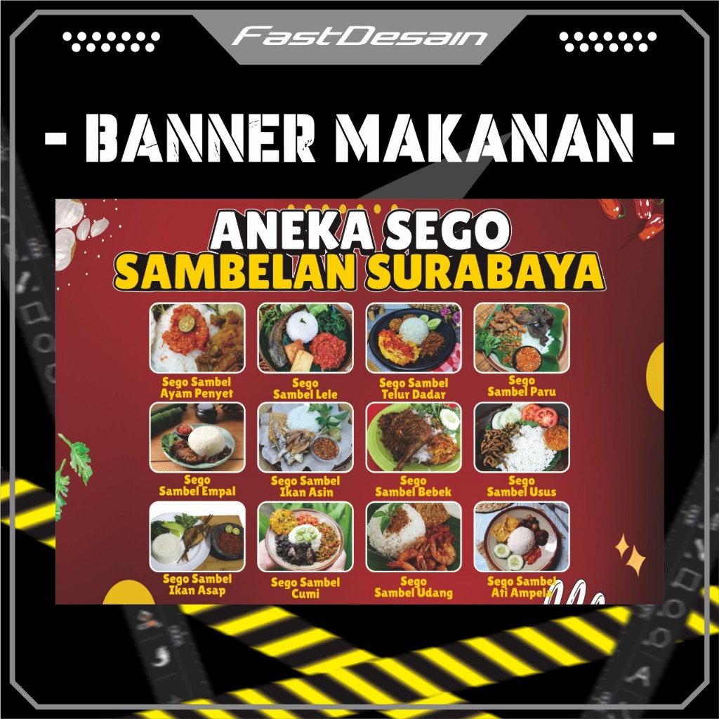 DESAIN BANNER MAKANAN