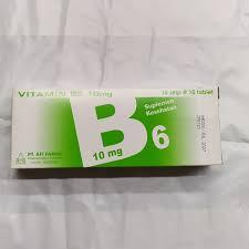 Vitamin B6 10 mg Box isi 100 Tablet Suplemen Kesehatan Vitamin B6 Merk AFI
