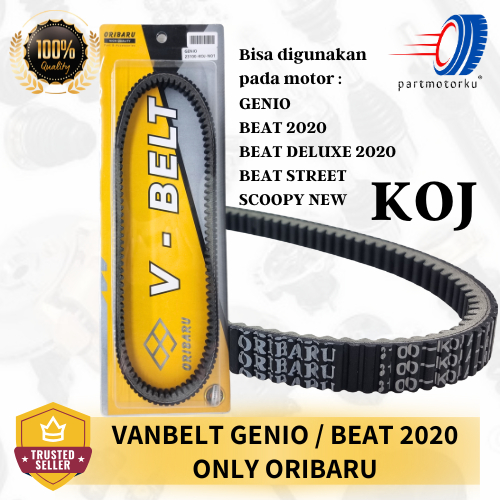 VANBELT ONLY V-BELT V BELT VAN BELT ONLY GENIO / BEAT 2020 / BEAT DELUXE 2020 / BEAT STREET NEW / BE