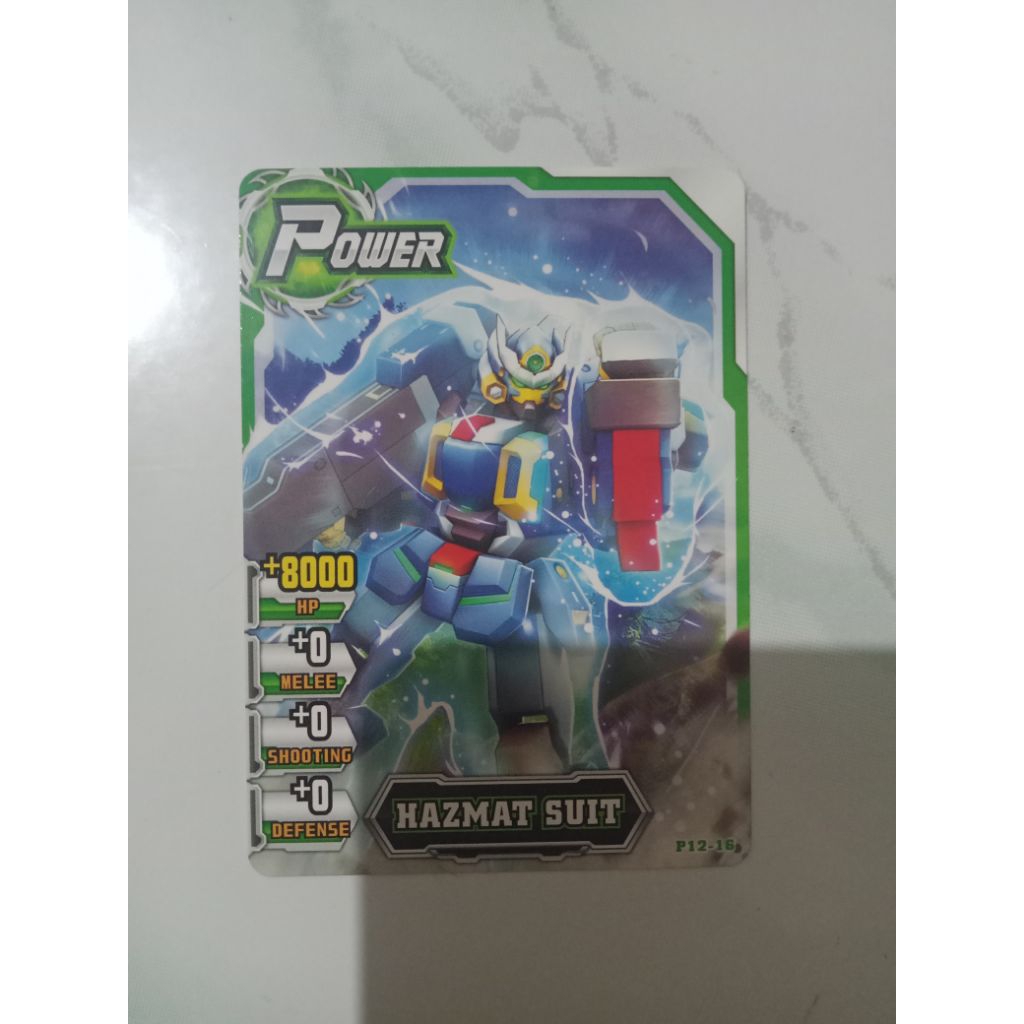 Kartu ori Hero of Robots Hazmat Suit