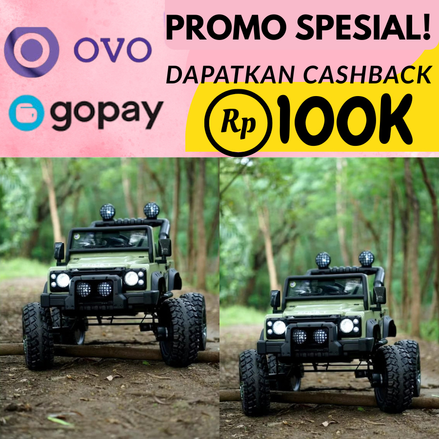 Mainan Mobil Aki Anak Rocky Volta 5008 Monster Himalaya Army - SHP Toys