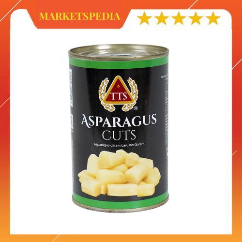 TTS Asparagus Tips & Cut 430gr | Asparagus Kaleng | Asparagus